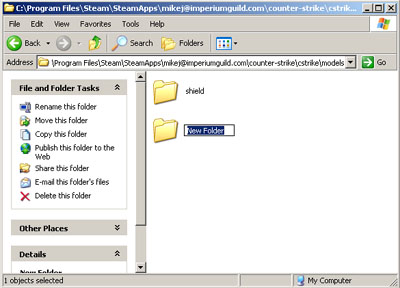Creating Your Model Sub-Directories
